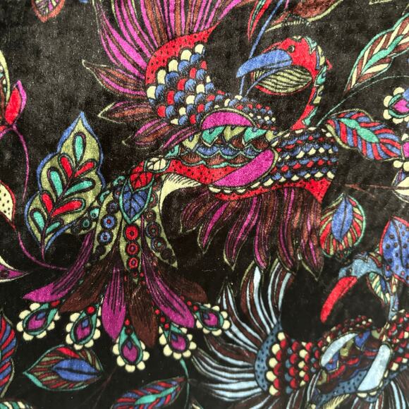 Johnny Was Rayon Silk Vibrant Floral Tie Front Kimono Dress NWT Size Small - Picture 6 of 10